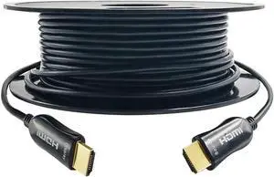 8K HDMI 2.1 Fiber Optic Cable 16ft, 48Gbps Ultra High Speed HDMI Cable HDR eARC HDCP2.2 2.3 Support 4K 120Hz 8K 60Hz Compatible with PS5,LG C9,RTX 3090/80, Xbox Series, in Wall CL3 Rated