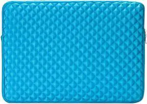 Diamond Foam Splash & Shock Resistant Neoprene Travel Bag for 11 - 12.5 Inch Ultrabook,Laptops,tablet PC, Macbook, Chromebook (Blue)