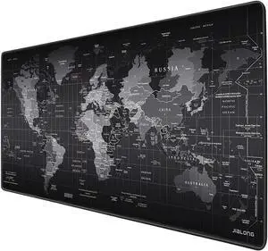 XXXL Gaming Mouse Pad Large Anti-Slip Rubber Base Size 900×400×2mm(35.43 X 15.75X 0.08inch) (World Map Pattern)
