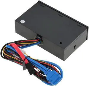 Multi-Function USB 3.0 Hub eSATA Port Internal Card Reader Dashboard Media Front Panel Audio for SD MS CF TF M2 MMC Memory Cards