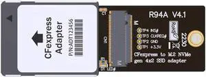 CF-Express Type-B to NVMe 2230 M.2 M-Key CH SN530 SSD Adapter CFE for XBOX Series X&S PCIe4.0 Expansion Memory Card