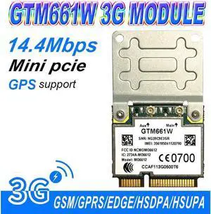 3G module OPTION GTM661 14.4M WCDMA HSUPA PCI-E half size 3G network card 661 gtm661 wwan