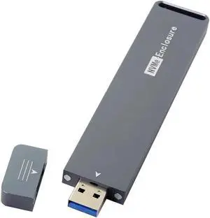 USB 3.0 to NVME M-key M.2 NGFF SSD External PCBA Conveter Adapter RTL9210 Chipset with Case