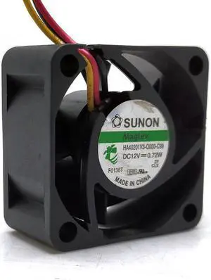 2pcs 4020 12V Three-Speed Maglev Switch Wind Fan 4CM HA40201V3-Q000-C99 Ultra-Quiet