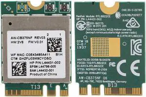 RTL8822CE 1200Mbps Dual Band 2.4G/5Ghz 802.11AC WiFi Card Network NGFF M.2 Card For Bluetooth 5.0 Laptop/PC Support Windows10/11