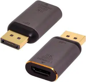 DP DisplayPort 1.4 Source Male to HDTV 2.0 Display 8K 60hz UHD 4K Female Monitor Connector Adapter