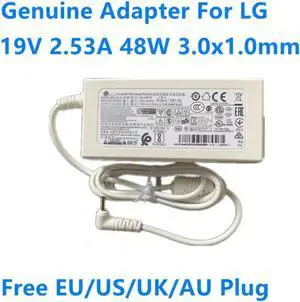 19V 2.53A 48W DA-48F19 ADS-48MS-19-2 19048E AC Adapter Charger For LG GRAM 15Z970 14Z980C 13Z990 PA-1650-43 ADS-48MSP-19