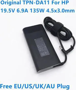 19.5V 6.9A 135W TPN-DA11 TPN-CA13 L15534-001 AC Adapter for HP Spectre 15-df0000 x360 Pavilion Gaming 15 Laptop Charger