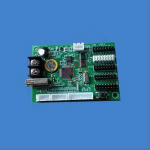 RGB tri-color lintel led screen display controller HC-1 card come with 4 groups RGB HUB08