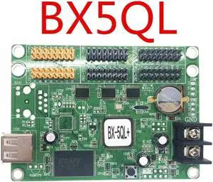 BX-5QL(Ethernet + USB) full color led moving sign controller card supports HUB75 HUB08 port led display modules