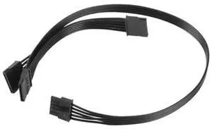 ForCooler Master V GOLD PSUs, 5Pin to 3 SATA Straight HDD SSD Power Cable for V550, V650, V750, V850, V1000 GOLD Modular Powers