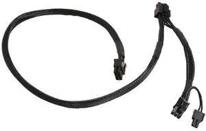 ForCorsair PSU, PCIe Dual 8Pin 6+2Pin GPU Power Cable ForCorsair CX850M CX750M CX600M CX500M CX430M Modular Power, Sleeved Net