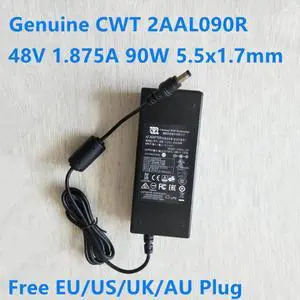 CWT 2AAL090R 48V 1.875A 90W 5.5x1.7mm AC Adapter For Hikvision Hard Disk Video Recorder Power Supply Charger
