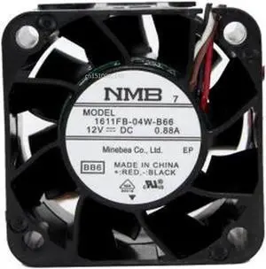 Para 1611FB-04W-B66 BB4 cc 12V 0.88A 4 cables 40x40x28mm servidor enfriador ventilador envío gratis Para 1611FB-04W-B66 BB4 cc 12V 0.88A 4 cables 40x40x28mm servidor enfriador ventilador envío gratis
