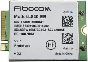 Fibocom L830-EB LTE Cat6 M.2 module 4G Wreless Card for Thinkpad X280 X380 Yoga S1 4th P52s T580 T480s L580 L480 T480 laptop Fibocom L830-EB LTE Cat6 M.2 module 4G Wreless Card for Thinkpad X280 X380 Yoga S1 4th P52s T580 T480s L580 L480 T480 laptop