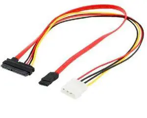 7 Pin SATA Serial ATA to SAS 29 Pin & 4 Pin Power Cable Male Connector Adapter for 2.5" inch HDD Hard Disk Drive F 7 Pin SATA Serial ATA to SAS 29 Pin & 4 Pin Power Cable Male Connector Adapter for 2.5" inch HDD Hard Disk Drive F
