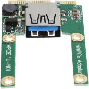 VODOOL Mini PCI-E To USB3.0 Expansion Card Laptop PCI Express PCIe To USB 3.0 Converter Riser Card Adapter With Screw Fittings