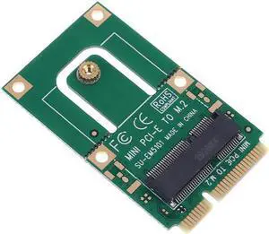 Mini PCI-E to m2 Adapter Converter Expansion Card m2 Key NGFF E Interface for m2 Wireless Bluetooth WiFi Module for Laptop and P Mini PCI-E to m2 Adapter Converter Expansion Card m2 Key NGFF E Interface for m2 Wireless Bluetooth WiFi Module for Laptop and P