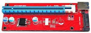 USB 3.0 164P PCI-E Express 1x to 16x Extender Riser Card 6Pin SATA Mining For Bitcoin Litecoin For BTC Mining USB 3.0 164P PCI-E Express 1x to 16x Extender Riser Card 6Pin SATA Mining For Bitcoin Litecoin For BTC Mining