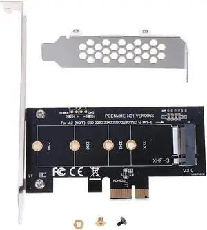 PCIE to M2 Adapter PCI Express 3.0 x1 to NVME SSD Adapter Support 2230 2242 2260