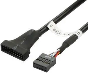 USB 3.0 Male to USB 2.0 Female Motherboard Adapter cable 15cm