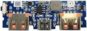 Lithium Battery Charger Board LED Dual USB 5V 2.4A Micro/Type-C USB Mobile Power Bank 18650 Charging Module