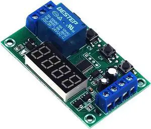 LED Delay Timer Control Switch Board Adjustable 24V Relay Module Cycle Triggered Delay Power Outage for Motor Light Strip LED Delay Timer Control Switch Board Adjustable 24V Relay Module Cycle Triggered Delay Power Outage for Motor Light Strip
