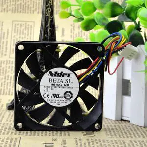 7015 7CM U70R12MS1BB-57T02 12V 0.11A 4-wire silent fan 7015 7CM U70R12MS1BB-57T02 12V 0.11A 4-wire silent fan