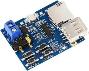 Voice on Demand Power Amplifier Module MicroUSB Voice Power Amplifier Template 3.7-5.5V MP3 Decoding Player Module