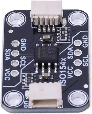 ISO1540 Bidirectional I2C Isolator STEMMA QT Qwiic Isolator Module 3.3V/5V Support Operation Up To 1 MHz with 8-pin Pin Header ISO1540 Bidirectional I2C Isolator STEMMA QT Qwiic Isolator Module 3.3V/5V Support Operation Up To 1 MHz with 8-pin Pin Header