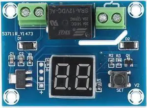XH-M662 Countdown Timer Module 1-60minutes/1-24h Countdown Timing Delay Switch Module LED Display Adjustable for Motor Control