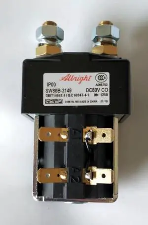 Genuine Albright SW80 80V SW80B-421T SW80-62 SW80B-2149 B8SW11 DC Contactor For Eelctric Forklift Electric Stacker Pallet Truck