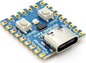 Development Board Module RP2040-Zero 133MHz Operating Frequency RP2040 Mini Development Board 29 GPIO Pins(No Pin)