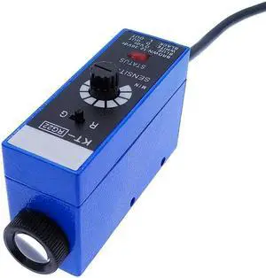 1pcs color code sensor KT-RG22 KT-BG22 KT-WG22 10-30V mark detection photoelectric switch color mark sensor(KT-RG22)