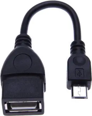 OTG Cable Adapter Compatible with Samsung Galaxy S6 S7 Motorola Moto G5 G5S G5 G G4 E4 E5 Plus Play HTC One M8 M9 LG G6 G4 Sony Xperia Z3 Z5 XZ Premium On-The-Go Micro USB Data Lead