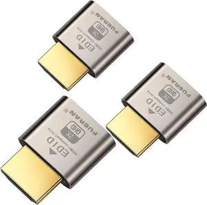 HDMI Dummy Plug Headless Ghost Display Emulator HDMI-CompatibleFit Headless-1920x1080 New Generation@60Hz-3Pack