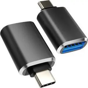 Type C OTG USB C Male to USB A Female Adapter Thunderbolt3.0 Cable for MacBook iPhone15 Pro Max Plus iPad Pro Air Mini Compatible for Samsung Galaxy S20/S21 LG Camera Memory Stick Card Connector