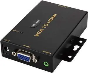1080P VGA to HDMI Converter with 3.5mm Audio Port for PC Laptop Display Computer Mac Projector 1080P VGA to HDMI Converter with 3.5mm Audio Port for PC Laptop Display Computer Mac Projector