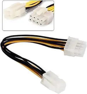 18cm ATX 4 Pin Male to 8 Pin Female EPS Power Cable Cord Adapter CPU Power Supply Wire Computer Cables Connectors #1010 18cm ATX 4 Pin Male to 8 Pin Female EPS Power Cable Cord Adapter CPU Power Supply Wire Computer Cables Connectors #1010