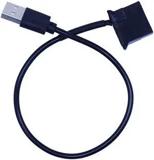 1pc USB To 4 Pin Molex Fan Power Cable Computer Case Adapter Cord 4Pin Female To 5V USB Male USB Adapter Cable