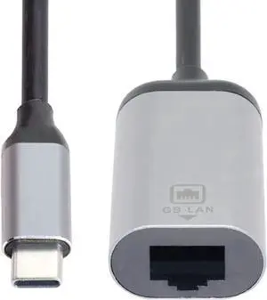 LAN Cable Adapter for Laptop Type C USB C USB 3.1 Male to 1000Mbps Gigabit Ethernet Network Female