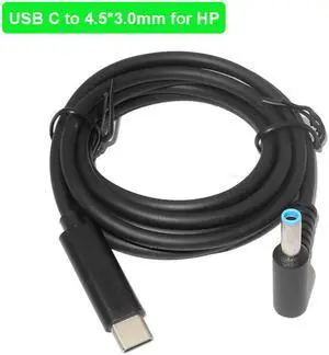 Type C PD Charging Cable Cord Dc Power Adapter Jack Converter to 14 Plugs Male for Lenovo Asus Dell Hp Laptop Charger