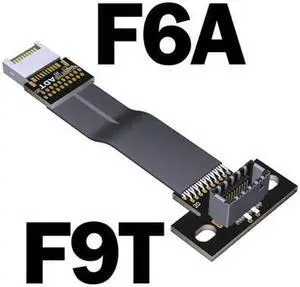 ADT-Link USB3.1 GEN2 Type-E to TypeE Extension Cable Internal USB 3.1 E Type Male to Female Cable w Screw Holes for Motherboard(F9T-F6A)(60cm) ADT-Link USB3.1 GEN2 Type-E to TypeE Extension Cable Internal USB 3.1 E Type Male to Female Cable w Screw Holes for Motherboard(F9T-F6A)(60cm)