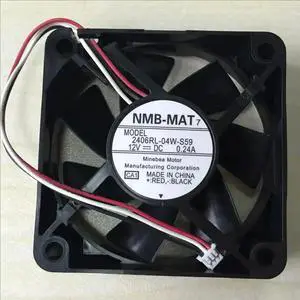 FOR For 2406RL-04W-S59 6CM 6015 12V 0.24A Projector axial cooling fan