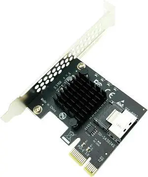PCIe to Mini SAS 8087 4 Port SATA3 6Gb SSD Adapter PCI-e PCI Express X1 Controller Expansion Card Riser Add On Card Chia Mining PCIe to Mini SAS 8087 4 Port SATA3 6Gb SSD Adapter PCI-e PCI Express X1 Controller Expansion Card Riser Add On Card Chia Mining