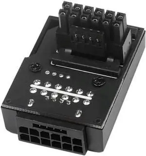 CY Adapter 12VHPWR ATX3.0 PCI-E5.0 Power Modular Male to Female Extension Adapter Down Angled 90 Degree for 3080 3090TI PSU 16Pin 12+4P Graphics Card