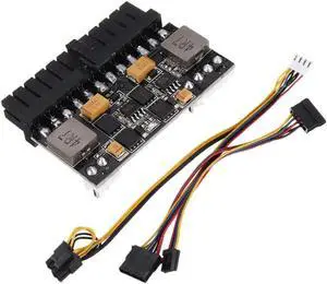 Misaso 150W 24Pin 12V DC Input 150P Output Realan Mini ITX Pico PSU DC ATX PC Switch DC-DC ATX Power Supply for Computer