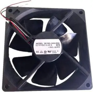 3610KL-04W-B59 3-Wire (92x92x25mm) 12V 0.43A Power Supply Cooling Fan 3610KL-04W-B59 3-Wire (92x92x25mm) 12V 0.43A Power Supply Cooling Fan