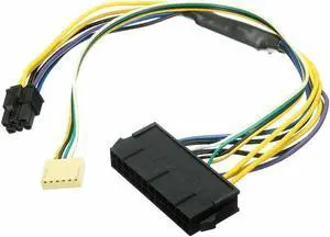 11.8in 24P to 6P Power Supply Adapter Cable Compatible with HP Elite 8100 8200 8300 800G1