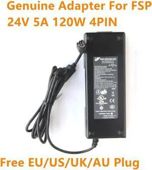 FSP FSP120-ACB 24V 5A 120W 4PIN AC Adapter For Pioneer POS STEALTHTOUCH-M5 0227B24120 ADP-120TB B Power Supply Charger FSP FSP120-ACB 24V 5A 120W 4PIN AC Adapter For Pioneer POS STEALTHTOUCH-M5 0227B24120 ADP-120TB B Power Supply Charger